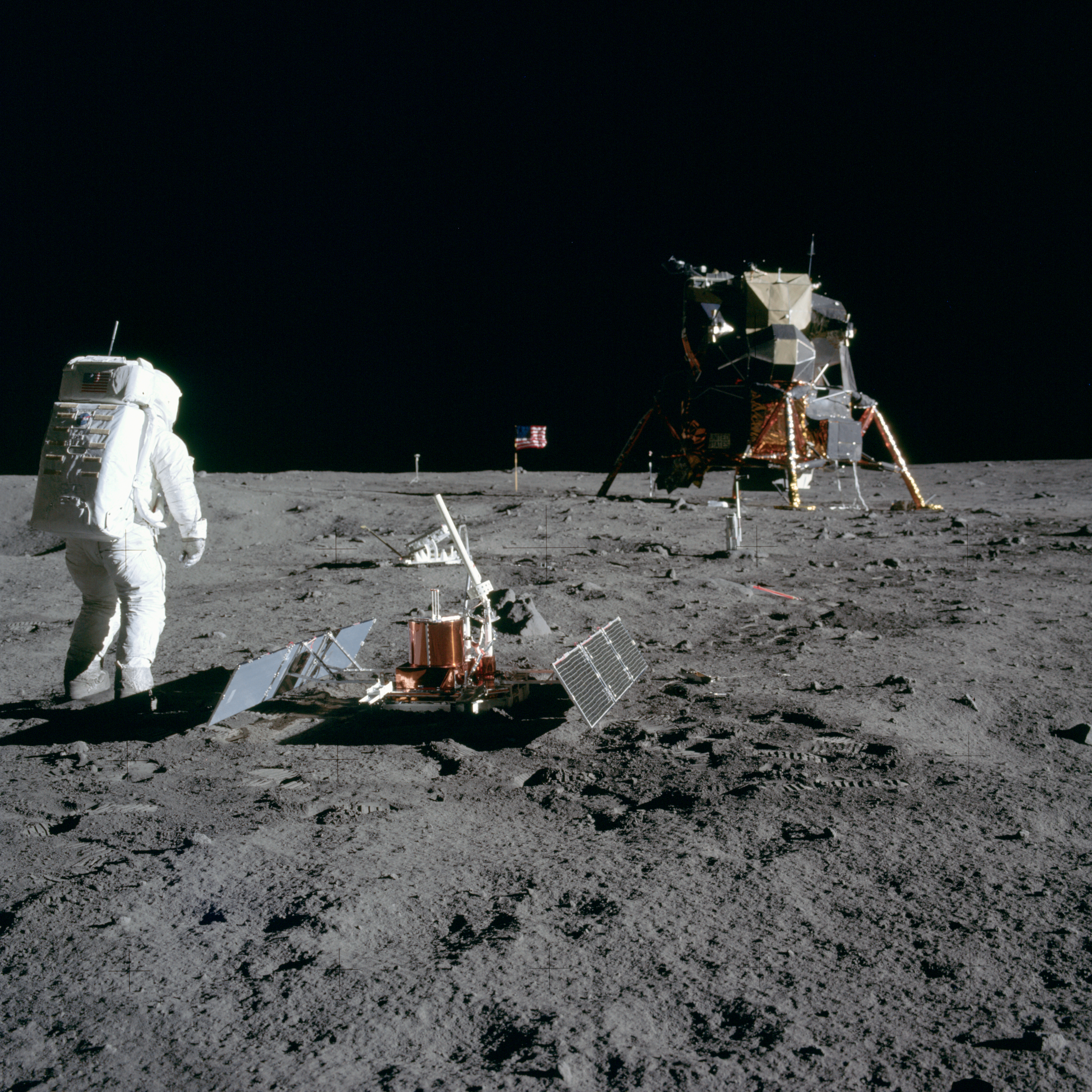 Image prise sur la lune